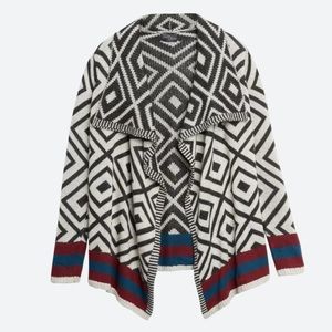 Obana open drape cardigan